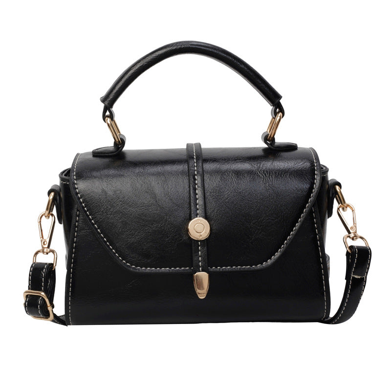 Women's Designer-Inspired Small Square Crossbody Bag Size Guide — Sleek Luxury PU Leather Handbag