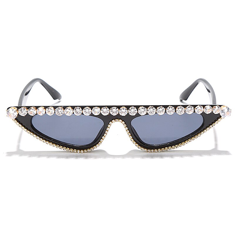 Retro Diamond Rhinestone Traiangle Sunglasses - Flossy Mom