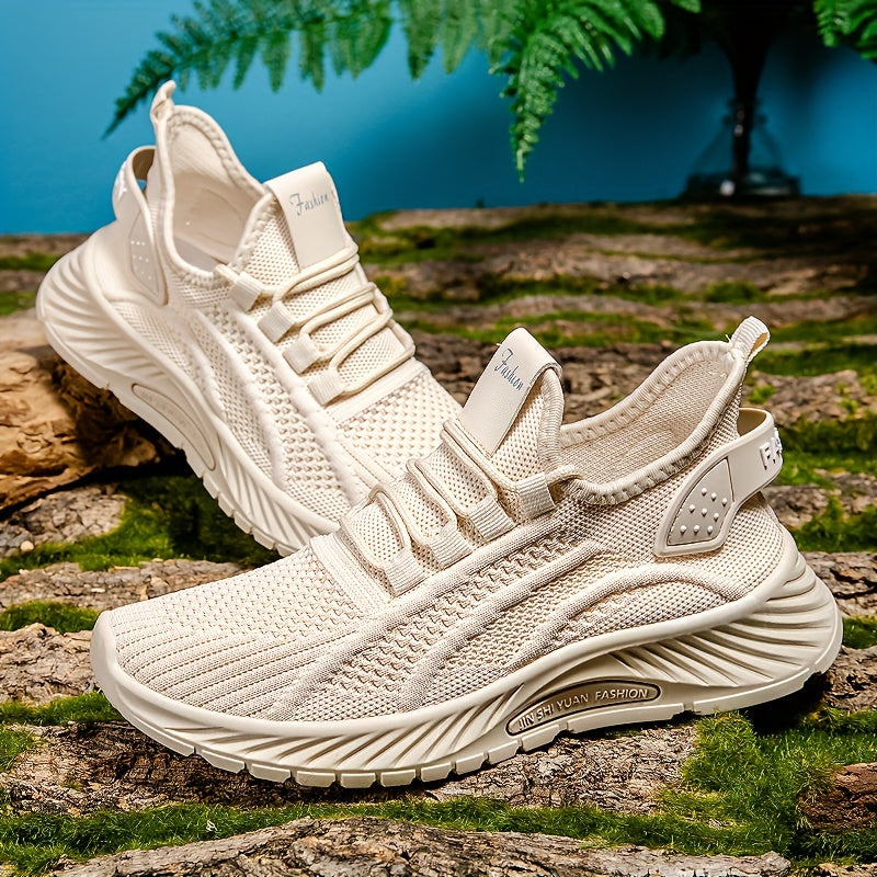 Easy Walking Lightweight Breathable Knit Low Top Sneakers - Gen U Us Products