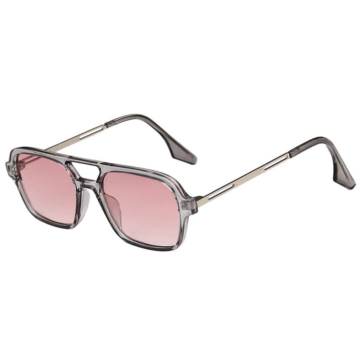 😎 Hollow Double Bridge Square Frames Sunglasses ✨ - Flossy Mom