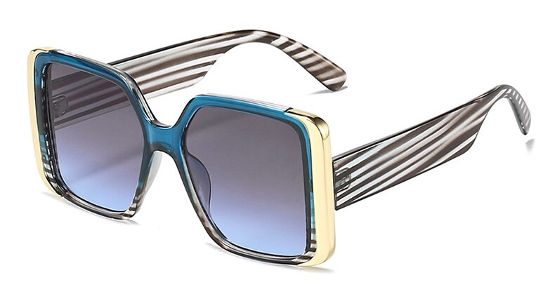 High Fashion Oversize Square UV400 Women’s Sunglasses