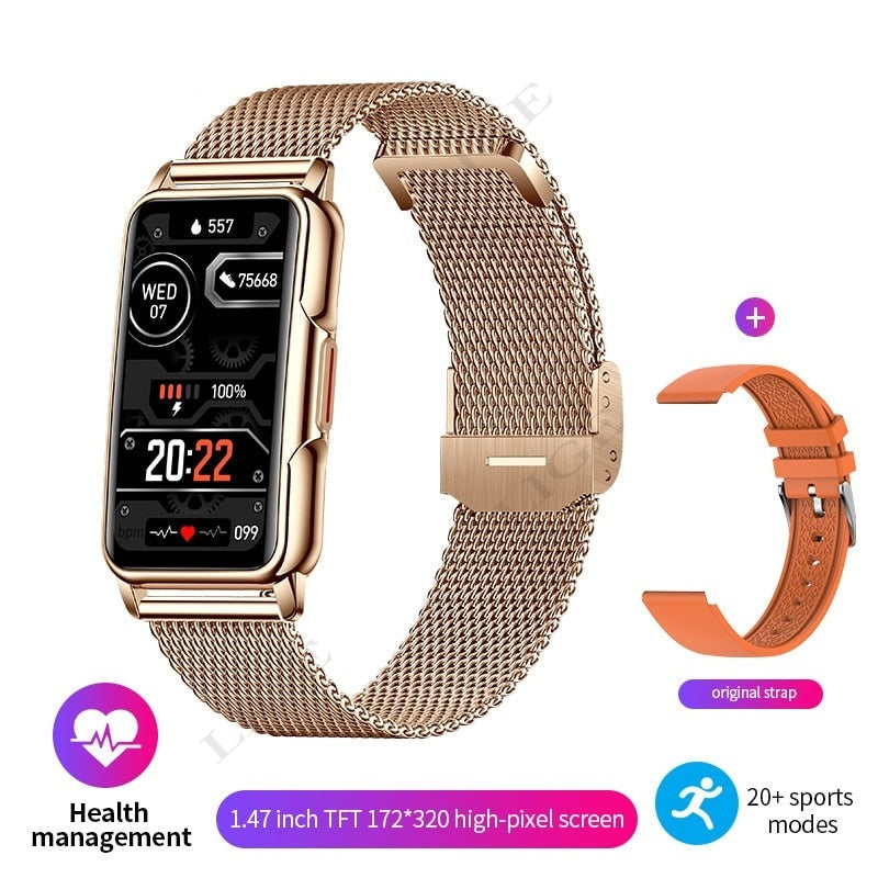 Full Touch Screen Health Helping Fitness LIGE Smartwatches 