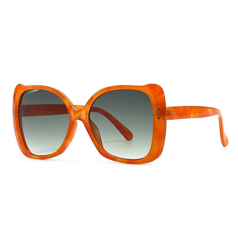 Glamorous Oversize Designer Cat Eye Sunglasses 