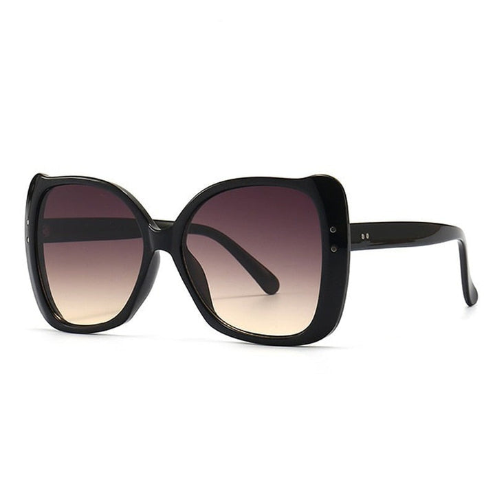 Glamorous Oversize Designer Cat Eye Sunglasses 