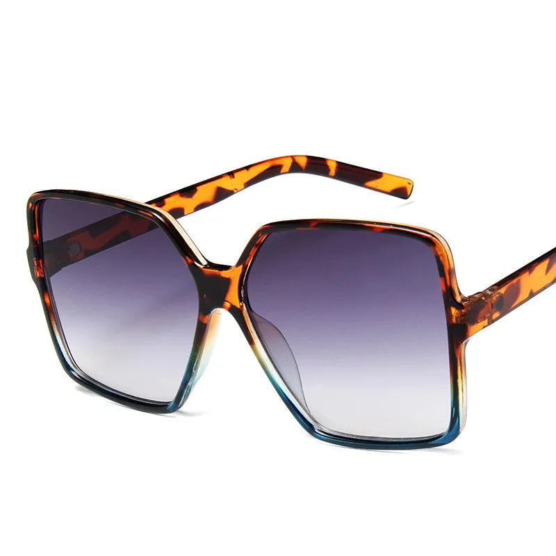 Designer Oversized Square Frame UV Protection Sunglasses - Flossy Mom