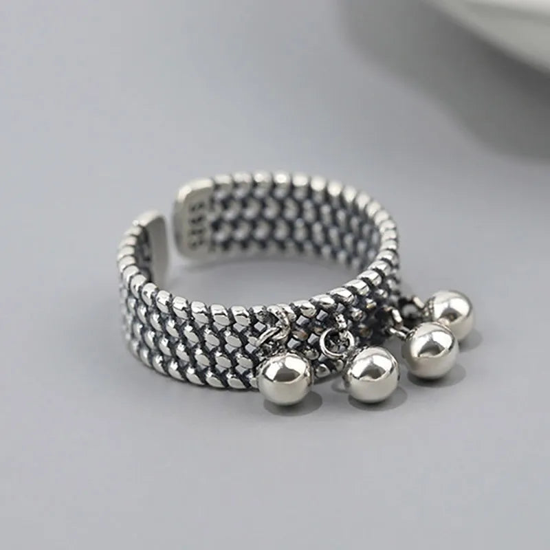 Imbue Elegance Sterling Silver Open Finger Pearl Rings - Gen U Us Products