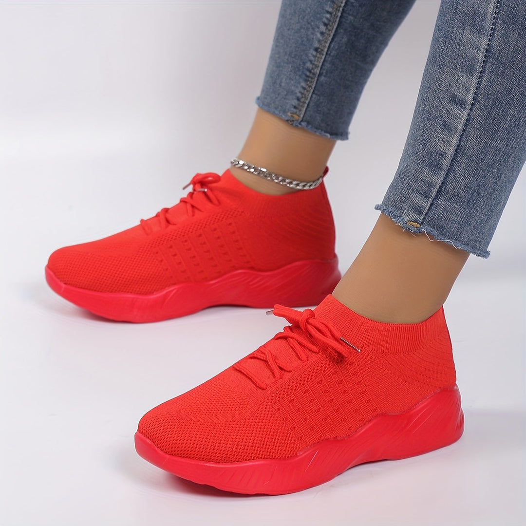 Lightweight Comfortable Breathable Knit Sneakers 