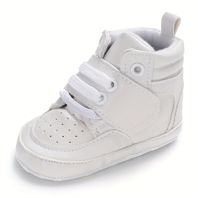 Lightweight Nonslip High-top PU Leather First Walker Sneakers - Gen U Us Products