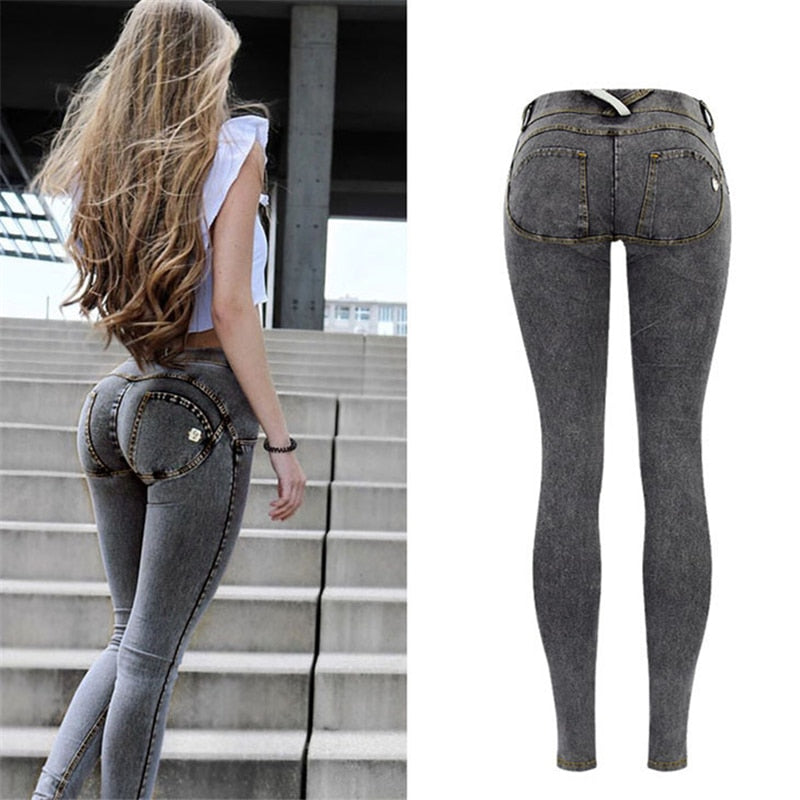 Low Waist Push Up Hip Complimenting Fit  Denim Jeans - Gen U Us Products