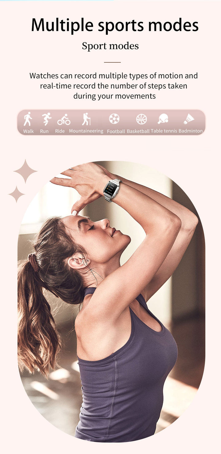 Luxury AI Voice Control Full Touch Health Tracking Fitness Smartwatch 