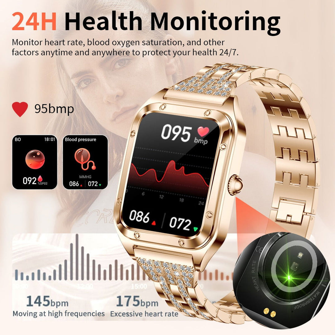 Luxury AI Voice Control Full Touch Health Tracking Fitness Smartwatch - Gen U Us Products -  