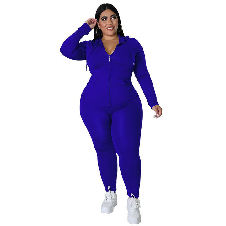 Optimal Comfort Stylish Long Sleeve Hooded Jumpsuit - Gen U Us Products -  