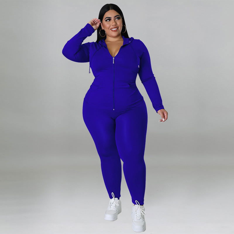 Optimal Comfort Stylish Long Sleeve Hooded Jumpsuit - Gen U Us Products -  