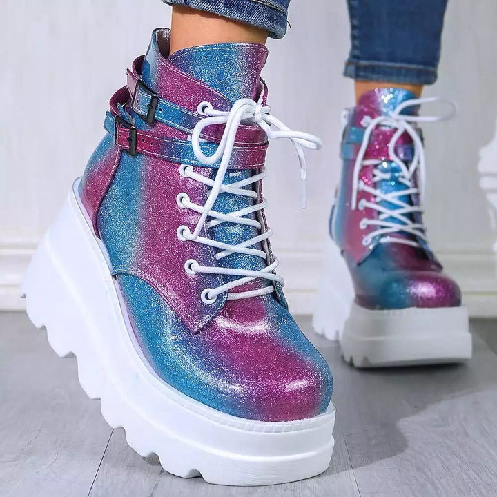 Play that Funky Music Eye-catching Super High Platform Shoes 