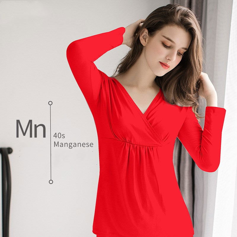 Plus Size Women Casual Maternity Pregnant Long Sleeve Stretchy Shirts - Gen U Us Products -  