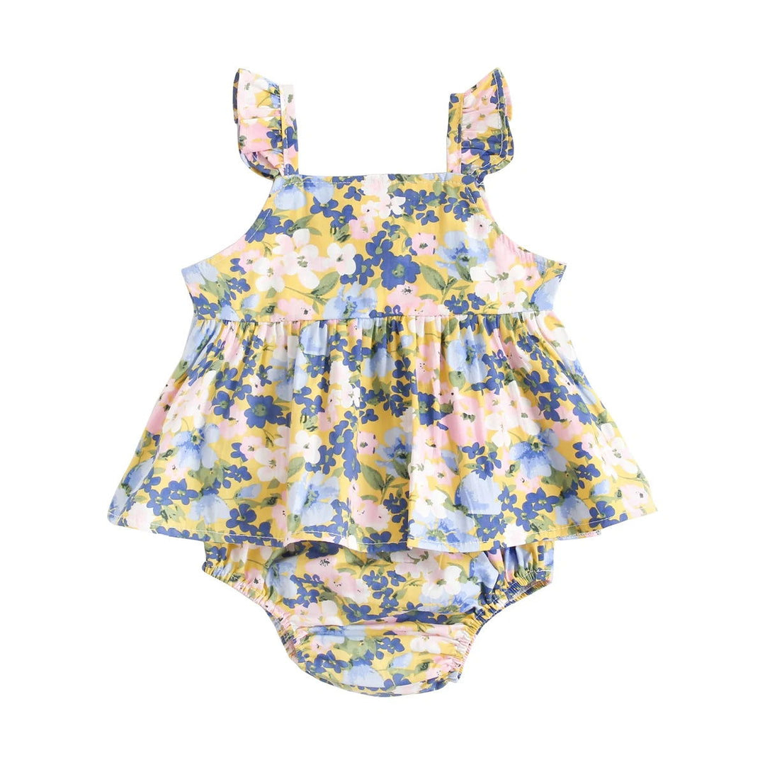 Pretty Floral Sleeveless Tops and Shorts Sets - Gen U Us Products -  