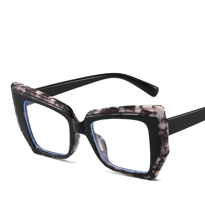 Retro Cat Eye Sunglasses with Blue Light Blocking Technology 