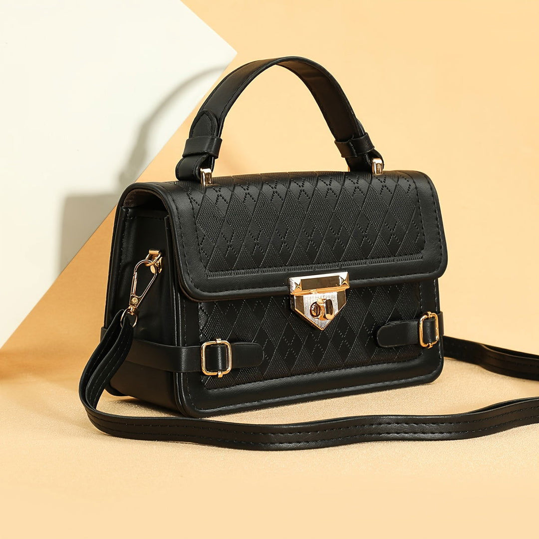 Retro Square Argyle Embossed Crossbody Handbags - Gen U Us Products -  