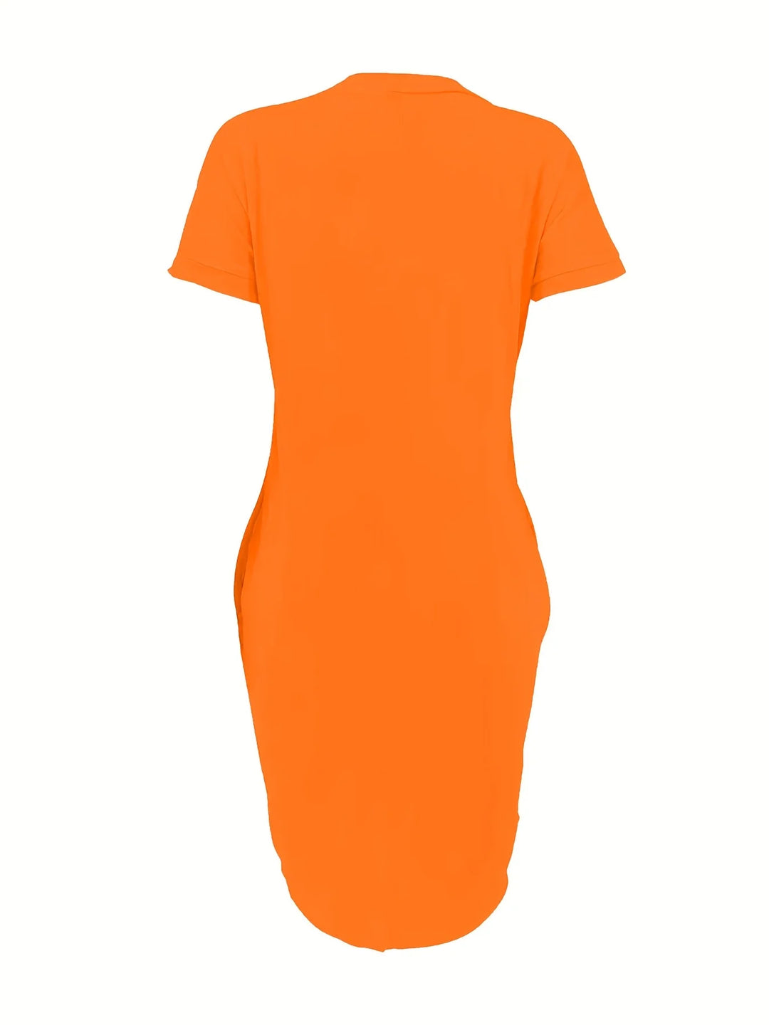 Plus Size Women's LA Print Summer T-Shirt Dresses