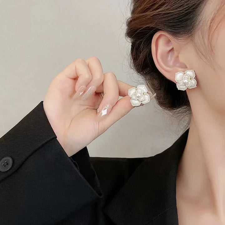 Sweet Elegant Pearl Flower Pendant Jewelry Sets - Flossy Mom