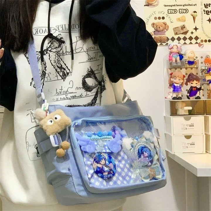 Retro Large Capacity Transparent Animal Pattern Chain Single-Shoulder Bags