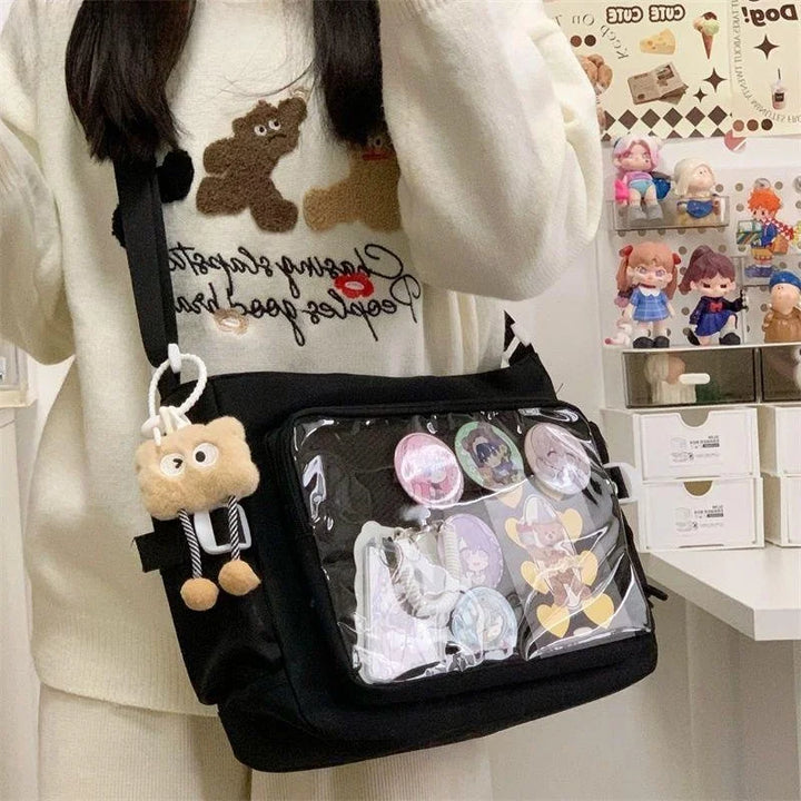 Retro Large Capacity Transparent Animal Pattern Chain Single-Shoulder Bags