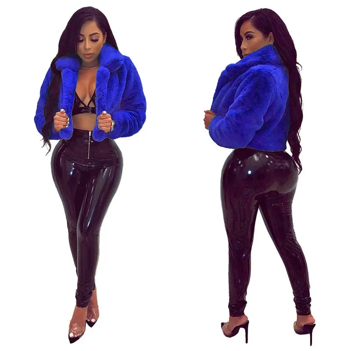 Chic Short Faux Fur Jackets 🧥 Cozy & Trendy Vibes - Flossy Mom