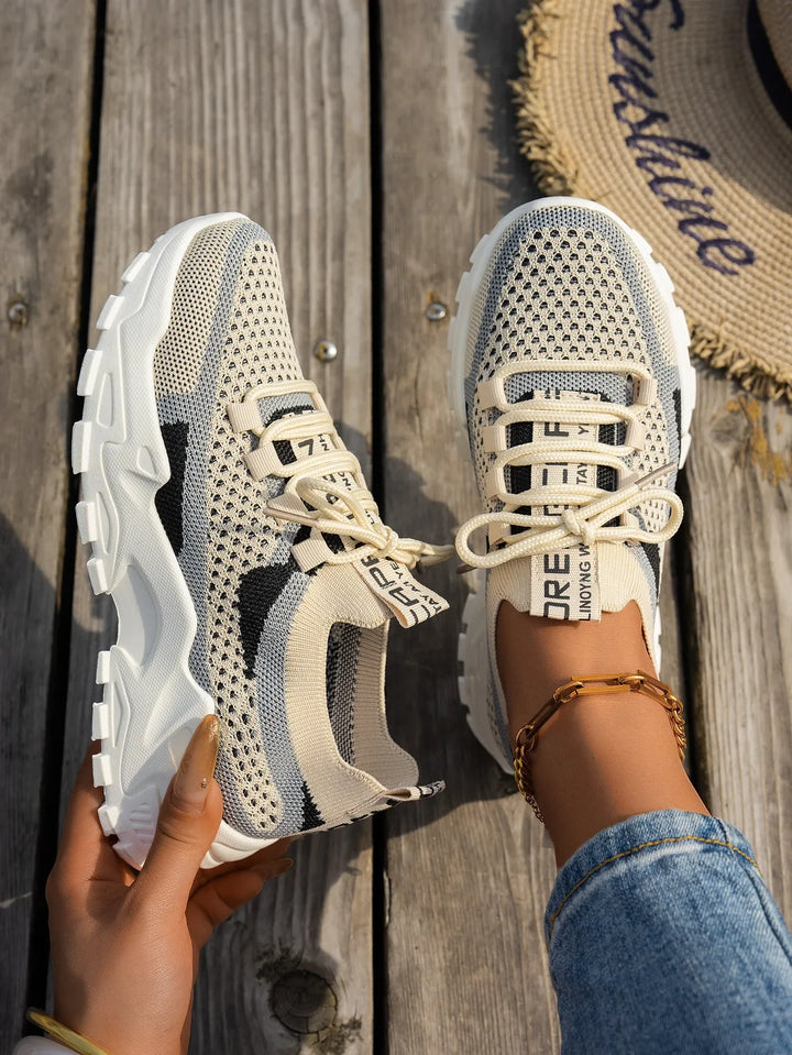 Cushioned Mesh Sneakers – Sporty & Sleek - Flossy Mom