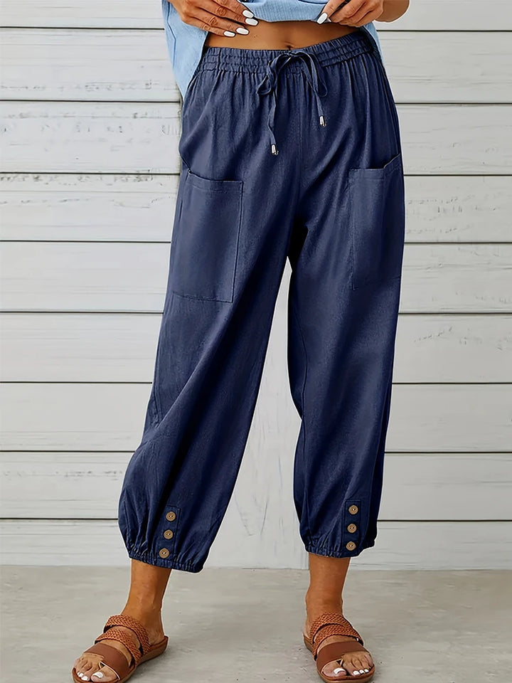 Curvy Fit Wide-Leg Pants – Flattering & Casual - Flossy Mom