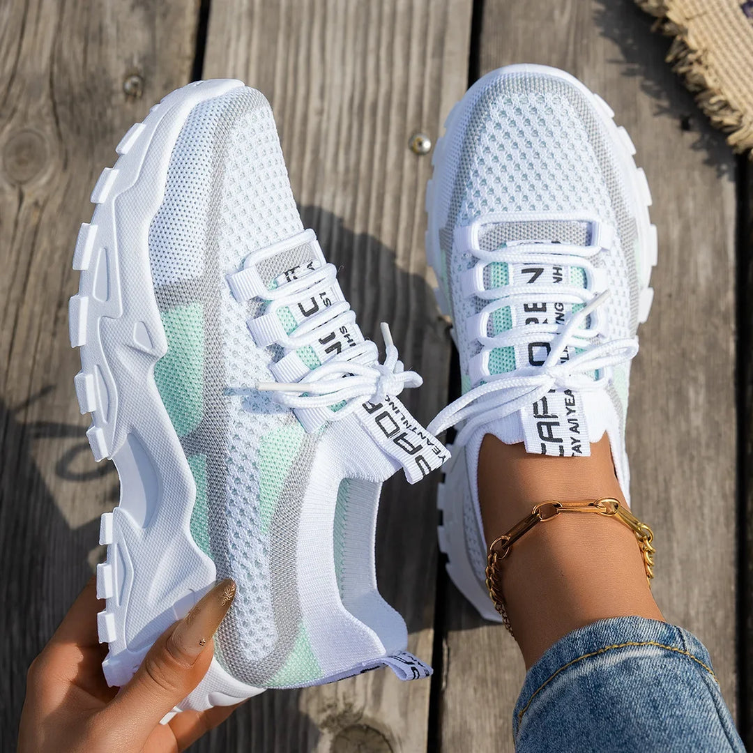 Cushioned Mesh Sneakers – Sporty & Sleek - Flossy Mom