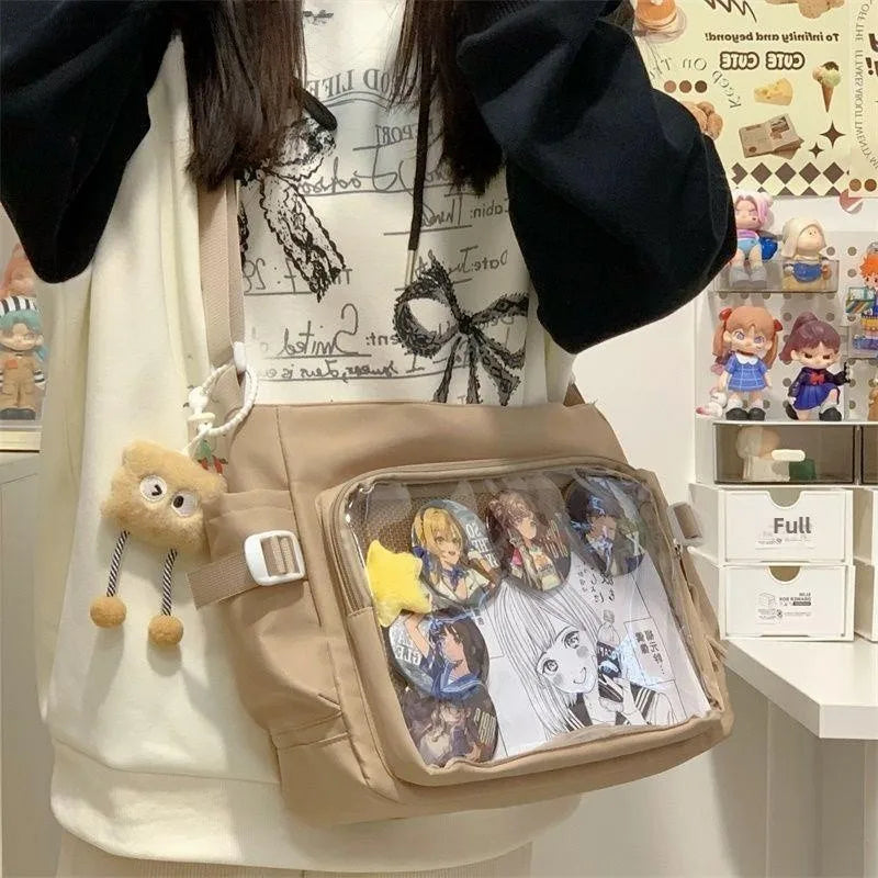 Retro Large Capacity Transparent Animal Pattern Chain Single-Shoulder Bags