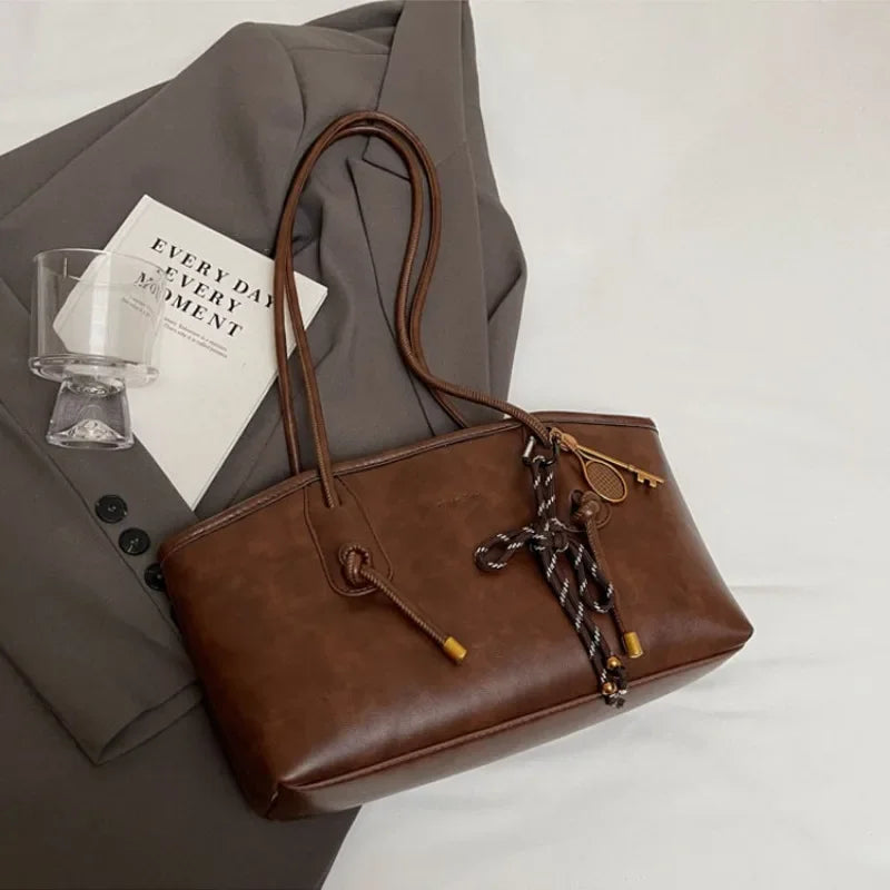 Retro Chic PU Leather Inside Pockets Crossbody Handbags - Flossy Mom