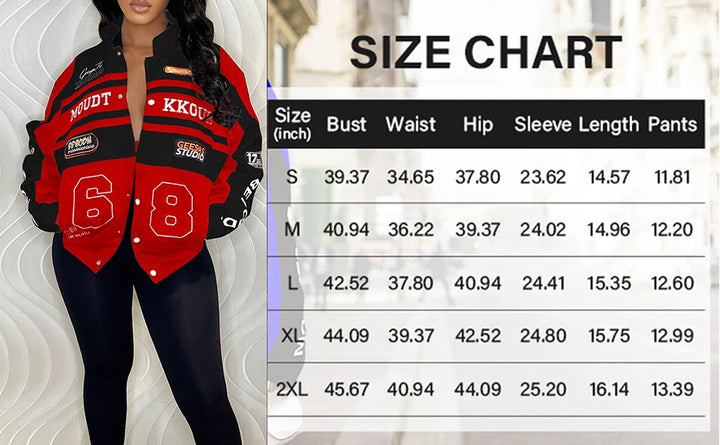 Y2k Crop Motorcycle Jacket &  Detachable Buttons Mini Skirt Set - Flossy Mom