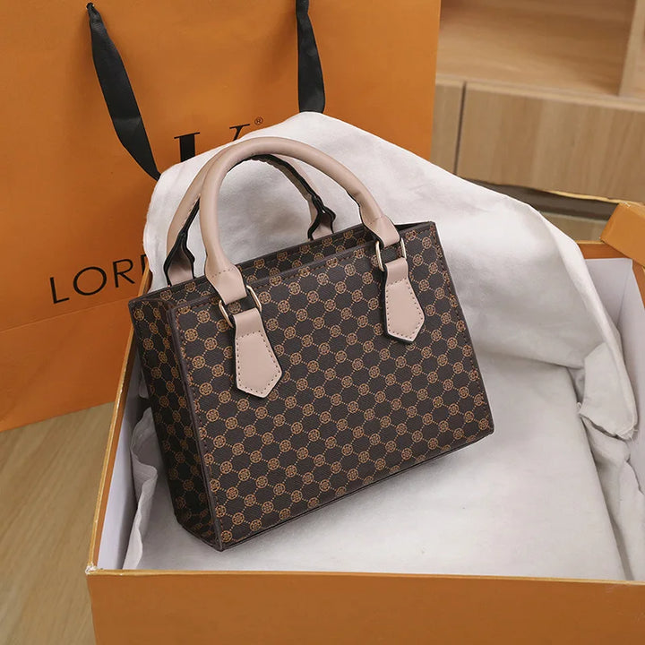 Classic Designer-Inspired Vintage PU Leather Handbags - Flossy Mom