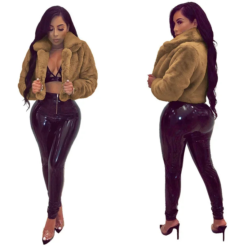 Chic Short Faux Fur Jackets 🧥 Cozy & Trendy Vibes - Flossy Mom