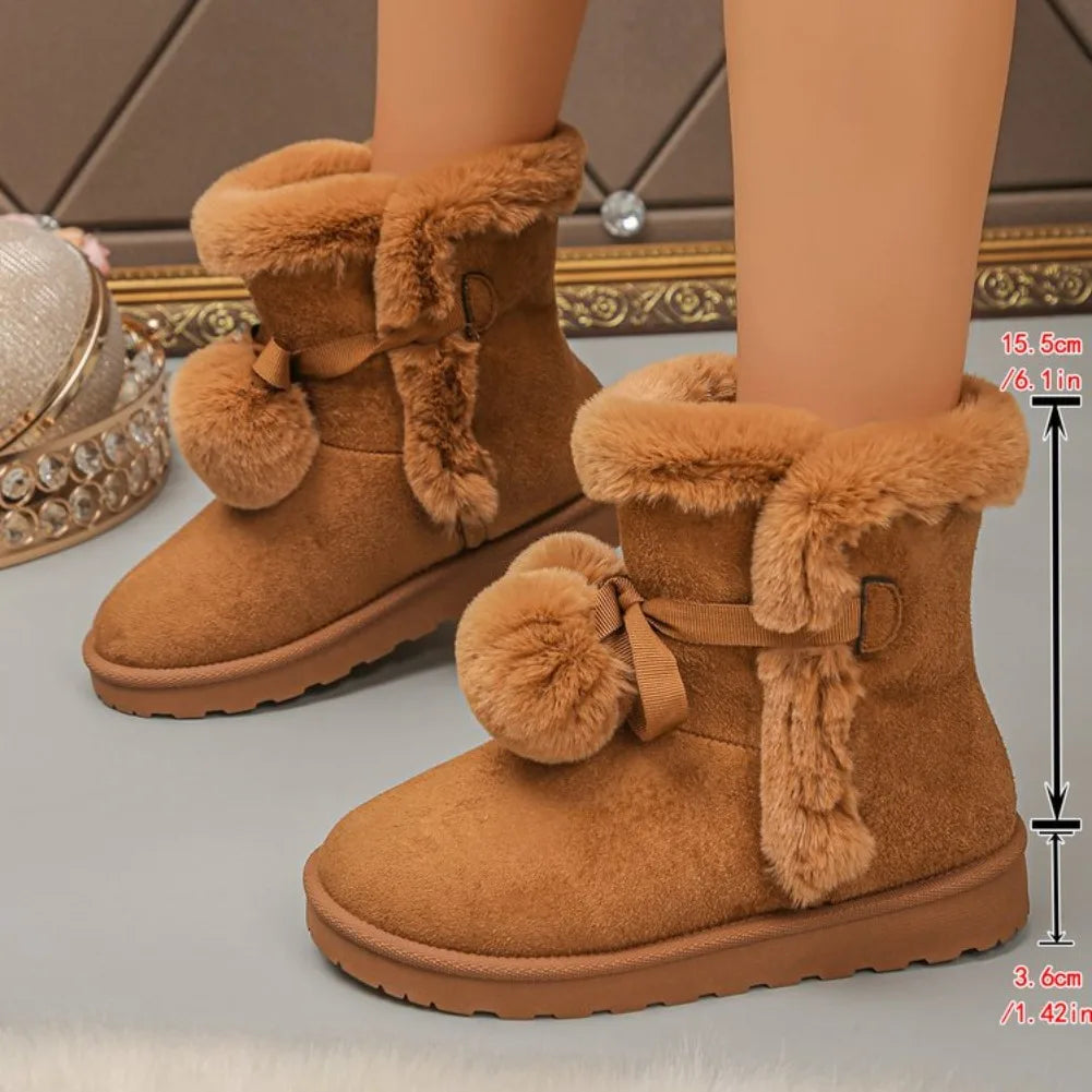 Women's Plush Lined Platform Snow Boots | Winter Styles 2026