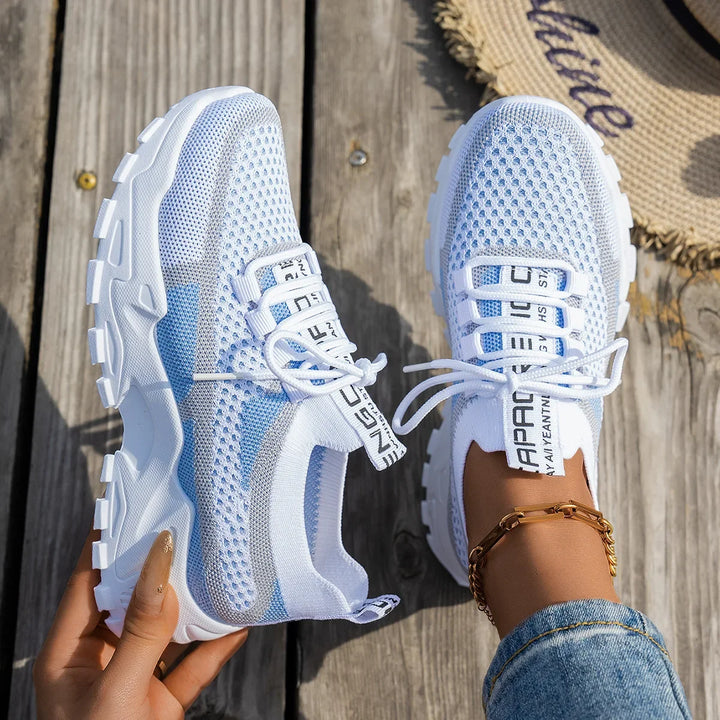 Cushioned Mesh Sneakers – Sporty & Sleek - Flossy Mom