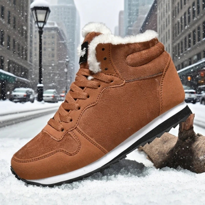 Cozy Plush Fur Lined Suede Snow Boots - Flossy Mom