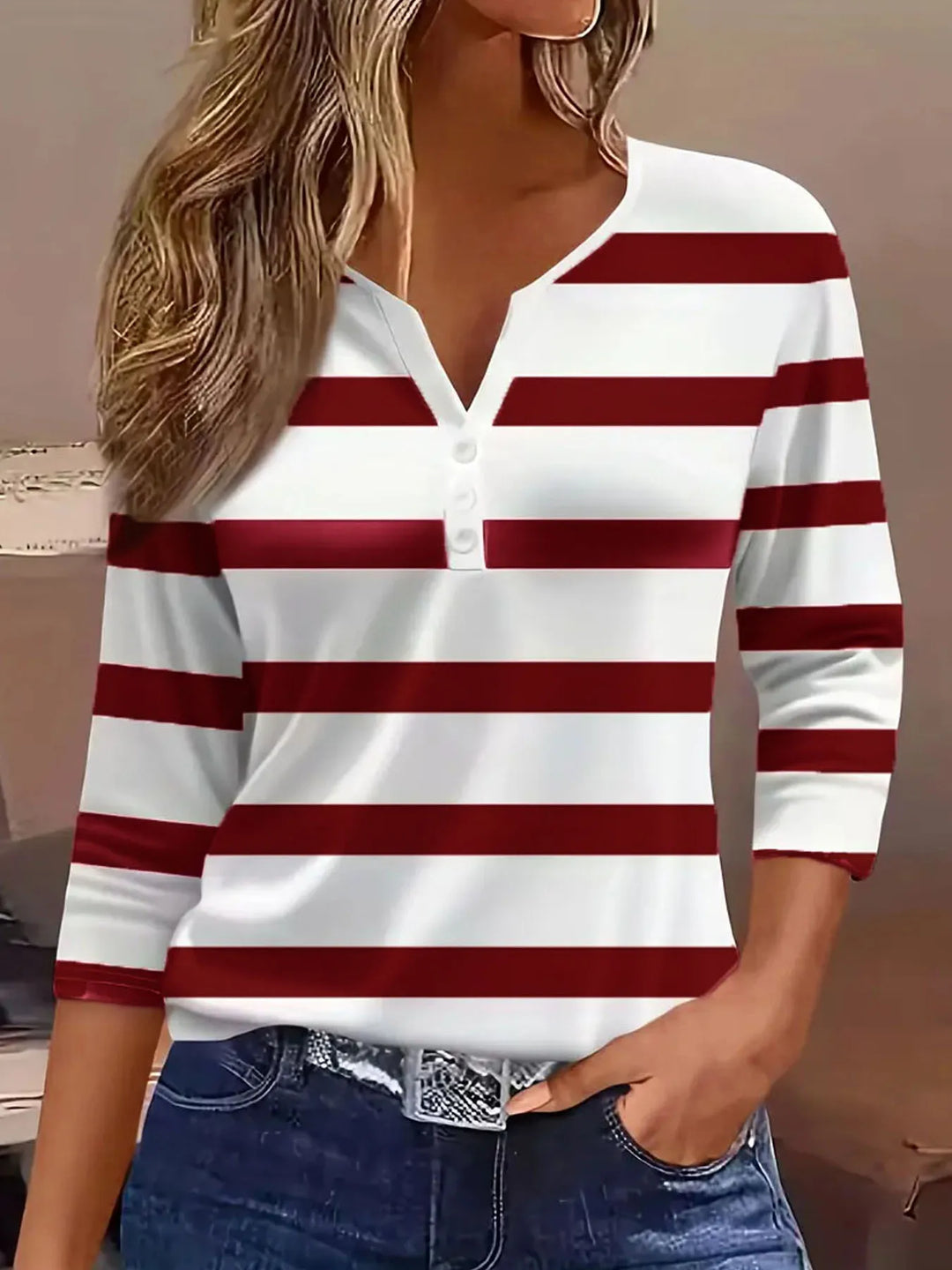 Women's Airy Breezy Half Button Summer Shirts
