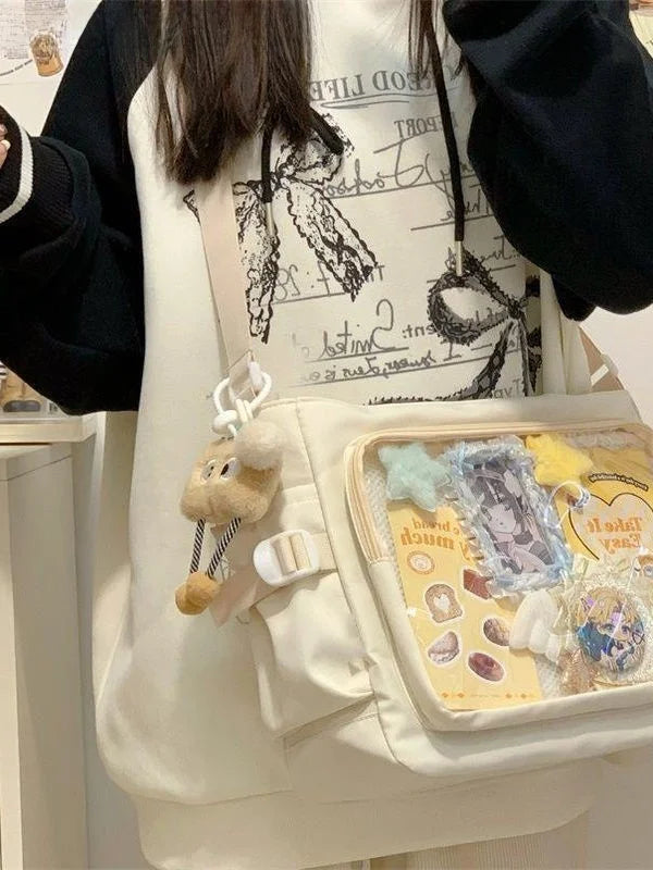 Retro Large Capacity Transparent Animal Pattern Chain Single-Shoulder Bags