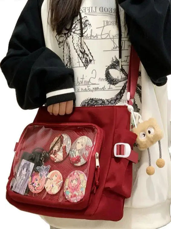 Retro Large Capacity Transparent Animal Pattern Chain Single-Shoulder Bags