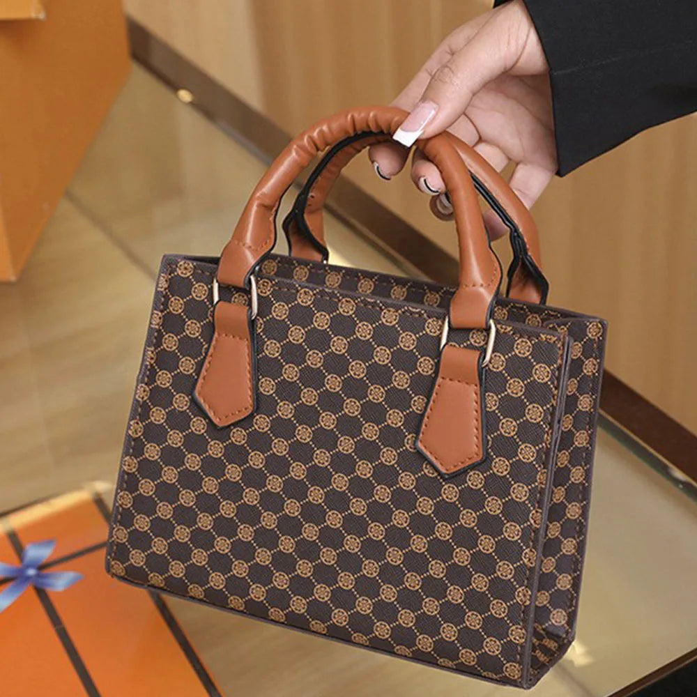 Classic Designer-Inspired Vintage PU Leather Handbags - Flossy Mom