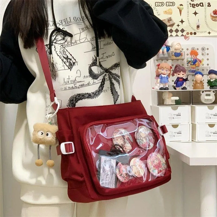 Retro Large Capacity Transparent Animal Pattern Chain Single-Shoulder Bags