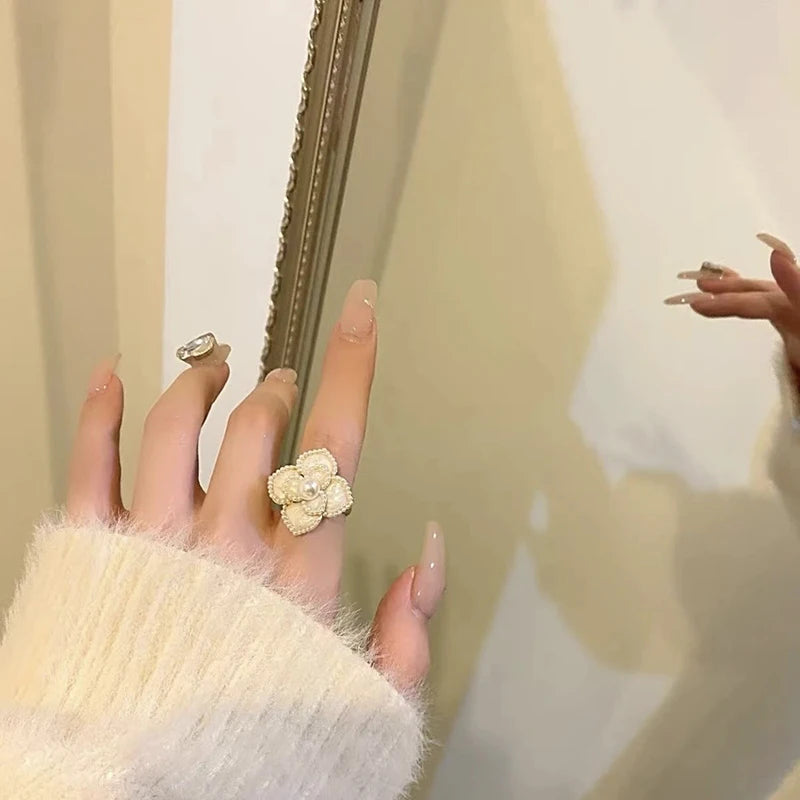 Sweet Elegant Pearl Flower Pendant Jewelry Sets - Flossy Mom