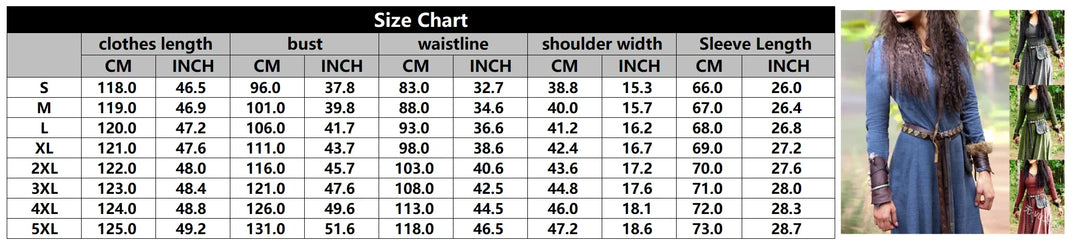 women size chart