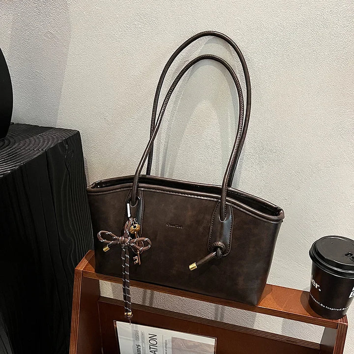 Retro Chic PU Leather Inside Pockets Crossbody Handbags - Flossy Mom