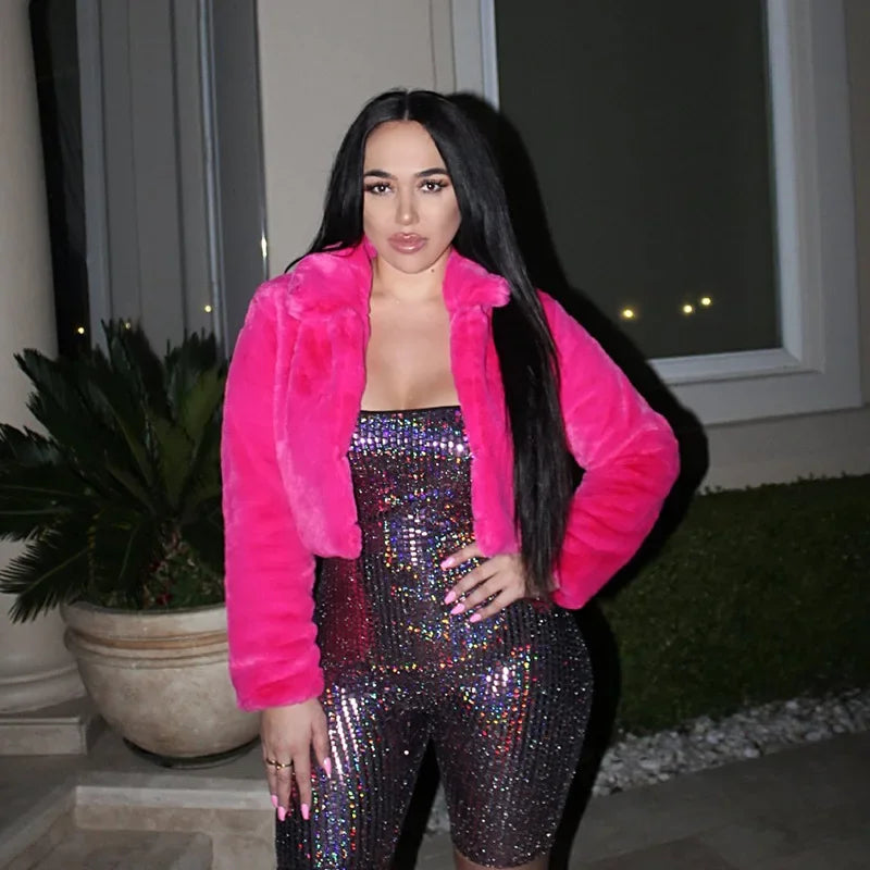 Chic Short Faux Fur Jackets 🧥 Cozy & Trendy Vibes - Flossy Mom