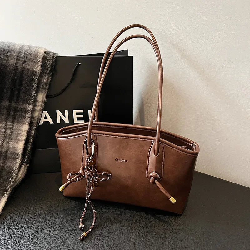 Retro Chic PU Leather Inside Pockets Crossbody Handbags - Flossy Mom