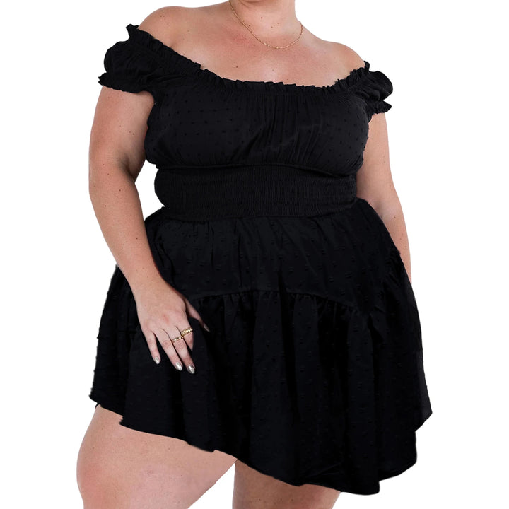 Everyday Chic Ruffled Plus Size Mini Dresses
