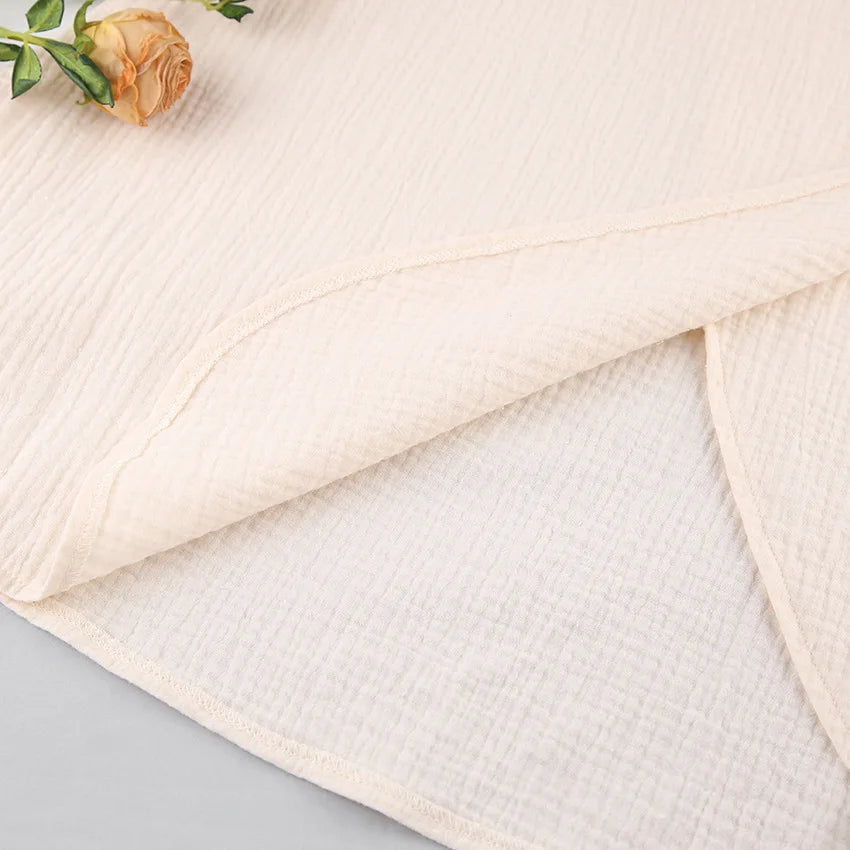 Strapless V-Neck Lace Up 100% Cotton Bandage Dresses